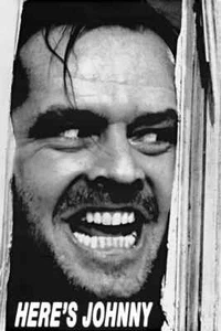 THE SHINING MOVIE POSTER Jack Nicholson Here's Johnny 24 X 36 - Picture 1 of 2