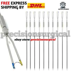 BIPOLAR CUTTING LOOP SINGLE STEM FOR RESECTOSCOPE SET OF 10 PCS CE - Picture 1 of 5