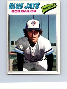 VINTAGE BASEBALL CARD O-PEE-CHEE 1977 TORONTO BLUE JAYS BOB BAILOR NO467 - Picture 1 of 2