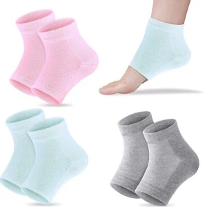 Moisturizing Gel Cracked Heel Socks Repair Dry Skin Overnight Foot Treatment - Picture 1 of 6