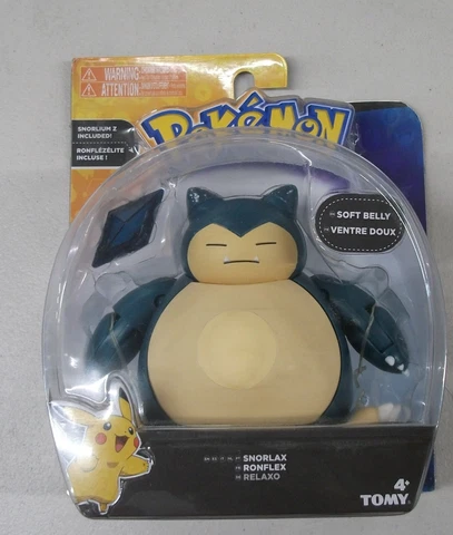 TOMY 2017 Pokemon Snorlax Soft Belly 5" Figure New Sealed Cover