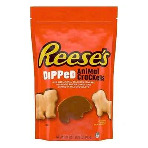 REESE'S Crackers animali immersi nel burro di arachidi al cioccolato 24 oz magazzino taglia - Foto 1 di 6