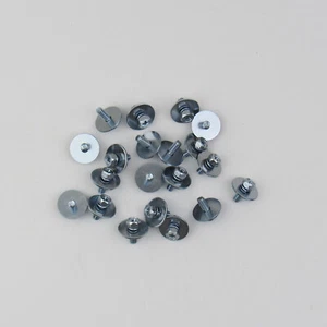 20 Trommellasche Befestigungsschrauben M4 x 11 mm mit Unterlegscheiben Chrom Festschrauben (20 STCK./PK) - Bild 1 von 1