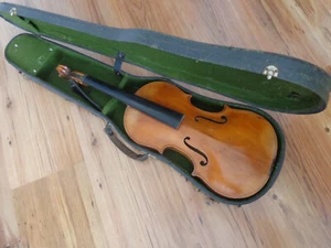 Alte 4/4 Violine Geige markenlos - Bild 1 von 9