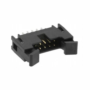 IDC connector male for flat 10 way step 2,00 with fixing fins - Picture 1 of 1