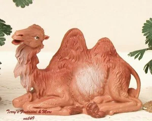 FONTANINI DEPOSE ITALY 5" MULTI COLOR SEATED CAMEL NATIVITY VILLAGE ANIMAL NEW - Picture 1 of 2