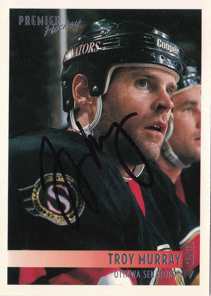 TROY MURRAY SENATORS AUTOGRAPH AUTO 94-95 TOPPS PREMIER #188 *27456 - Image 1 of 1