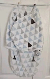 Mantas y Beyond Bolsa de envoltura Azul Peluche suave para bebé - Imagen 1 de 3