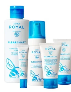JAFRA Clear Smart 5pc Set Acne Prevents Future Breackouts Control Shine SPF 25 - Picture 1 of 1