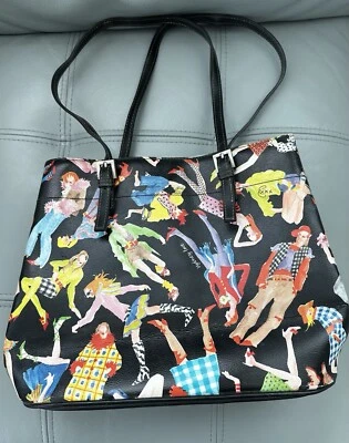 Sydney Love Fashion Purse Print Shoulder Bag Tote Faux Leather Multicolor 15x11" - Image 1 of 4