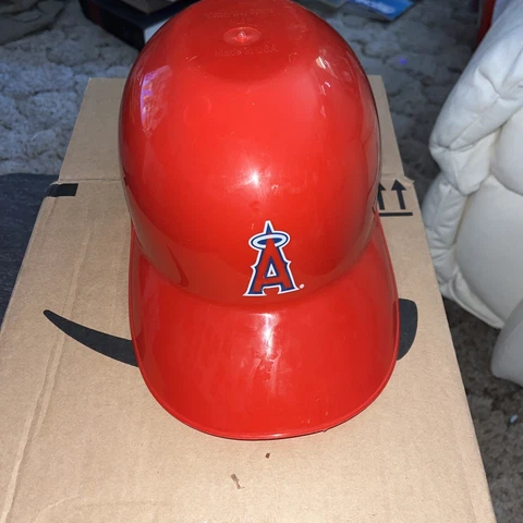 Victory Way Anaheim/Los Angeles Angels MLB Plastic Helmet Food/Chip Bowl - Red Cover