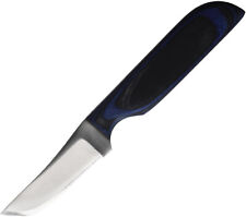 Anza WKR3 BLU/BK 6.63" Black And Blue Wood Full Tang 2.75" Fixed Knife