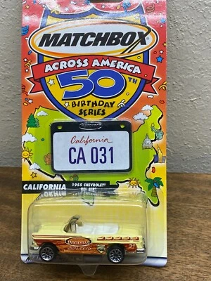 Vintage Matchbox #31 California~ 2001 Across America 50th Birthday Series ~China - Image 1 of 4