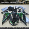 Carbon Fiber Painted Fairing Kit for Kawasaki Ninja ZX14R 2006-2011 ZX1400 Black