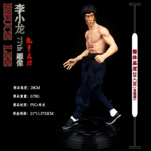 1/6 scale PVC Bruce Lee Jeet Kune Do Three-Headed Figure Statue Model Toy# - Picture 1 of 7