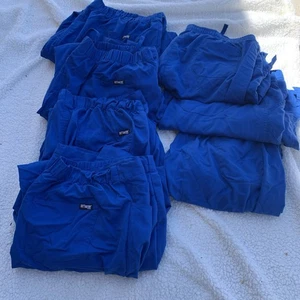 Greys Anatomy Scrub Pants Lot Womens XL/XXL Blue - Picture 1 of 9