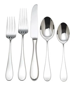 REED & BARTON DALTON 18/10 GLOSSY STAINLESS 5 Piece Setting  - Picture 1 of 4