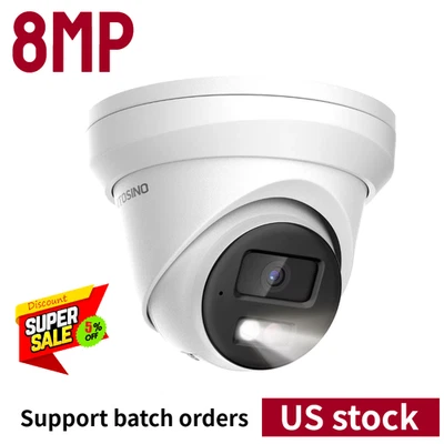 IP 8MP Camera 4K POE w/audio IP67 H.265 HITOSINO