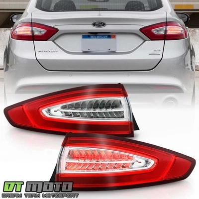 2013-2016 Ford Fusion S|SE LED Tail Lights Brake Lamps Outer Pair Set Left+Right - Image 1 of 4