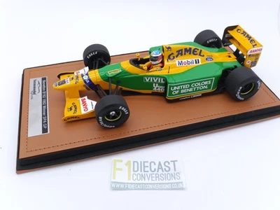 TECHNO MODEL CAMEL BENETTON FORD B192 M.SCHUMACHER BELGIAN GP 1992  1-18 F1 - Image 1 of 4