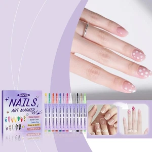 Nail Art Graffiti Pen Accurately Outlines Vibrant Colors, Beginners V3P4 - Picture 1 of 26