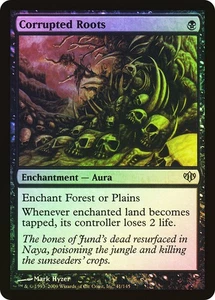 MTG FOIL Corrupted Roots  - Conflux #041 - Picture 1 of 1