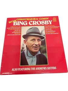 Bing Crosby Christmas Is A Comin' Vinyl Record LP Includes Andrews Sisters - Picture 1 of 4