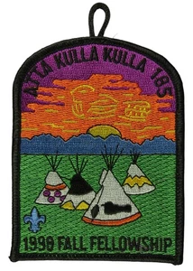 Atta Kulla Kulla Lodge 185 Blue Ridge Council SC 1998 Patch BLK Bdr - Bild 1 von 2