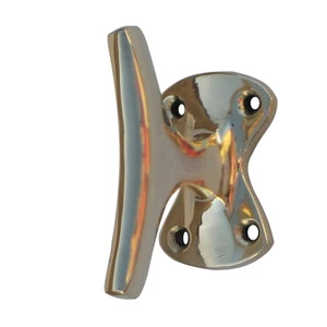 Sailboat Ship Boat Ship's Dock Brass Cleat Hook Hat/Key/Beach Towel Holder Hooks - Picture 1 of 1