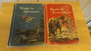 Ginn Basic Readers 50s Roads to Everywhere 4th and Wings to Adventure 6th Grade - Foto 1 di 8