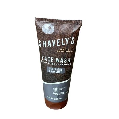 Shavely's Face Wash Limpiador Profundo de Poros Carbón Activado 8 OZ Foto 1 de 4
