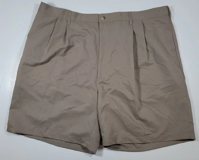 Croft & Barrow Shorts Men 44 Microfiber Relaxed Fit Pleated Casual Golfing Golf - Image 1 of 4