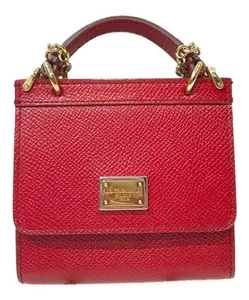 DOLCE & GABBANA Shoulder Pouch Red - Picture 1 of 7