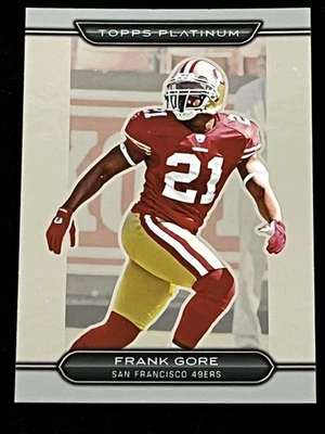 2010 Topps Platinum #162 Frank Gore San Francisco 49ers - Image 1 of 2