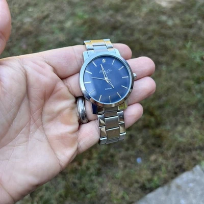 Kenneth Cole NY Blue Dial Diamond Collection Stainless  Bracelet Watch - Image 1 of 4