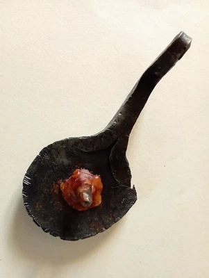 rare ancien bougeoir fer forgé haute-époque xviii éme 18 éme xix 19 éme art-popu - Photo 1/4