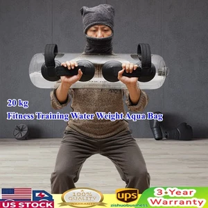 Bolsa de agua de entrenamiento con peso de agua de fitness de 20 kg bolsa de agua portátil estabilidad fitness - Imagen 1 de 20