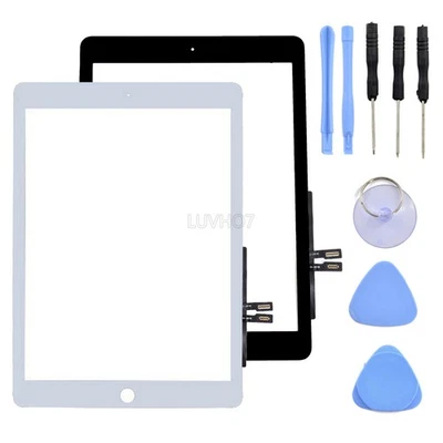 For 2018 iPad 6 6th Gen A1893 A1954 Touch Screen Glass Digitizer Replacement +IC - Image 1 of 4