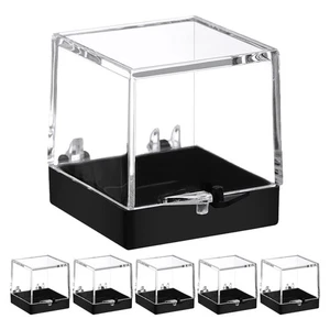 6 Stück transparente Vitrine Aufbewahrungsbox für Sammlerstücke - Bild 1 von 12