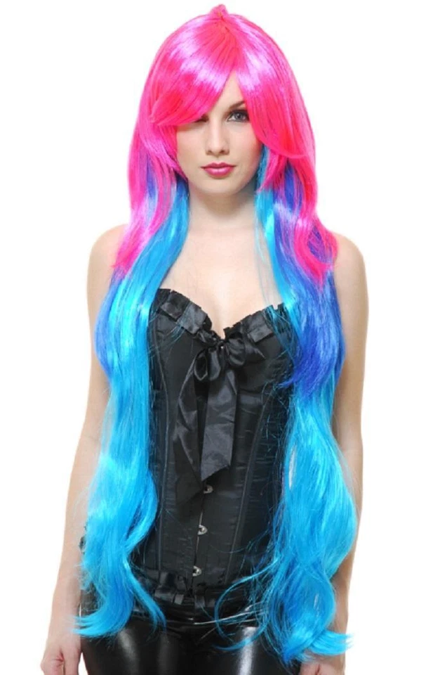 Парик Enchanted Mermaid длинный карнавальный костюм аксессуар для Хэллоуина для взрослых - Изображение 1 из 1