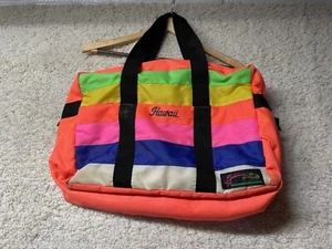 Borsone Michael Parks Vintage Hawaii Neon Rainbow Soft Cooler - Foto 1 di 10