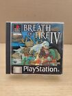 BREATH OF FIRE IV 4 SONY PLAYSTATION 1 PS1 GAME WITH MANUAL OFFICIAL UK PAL 