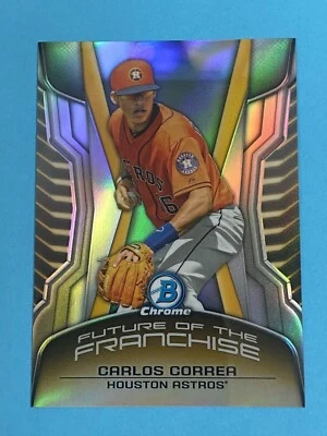 2014 Bowman Chrome Future of the Franchise Mini FF-CC Carlos Correa RC Astros - Image 1 of 2