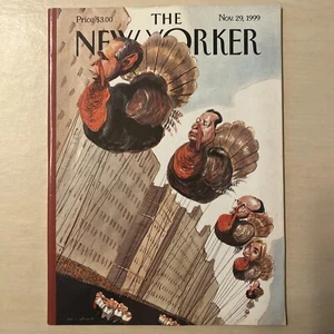 The New Yorker Full Magazine November 29 1999 Turkey Day Cover by Steve Brodner - Picture 1 of 2