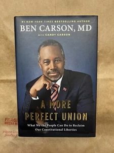 A More Perfect Union By Ben Carson, MD Signed 2015 First Edition, First Printing - Imagen 1 de 3