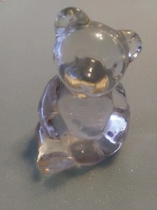 Vintage Princess House 24% Lead Crystal Bear Pet Figurine - Picture 1 of 3