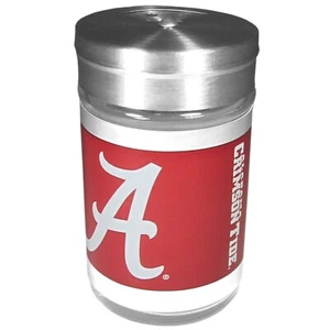 Alabama Crimson Tide Glass Tailgater Seasoning Shaker NCAA Licensed! - Picture 1 of 4