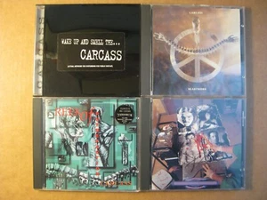 CARCASS - Heartwork, Reek Of Putrefaction, Wake Up & Necroticism (4 CD Lot) - Picture 1 of 9