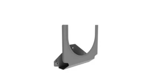 Holman 40131 Hard Hat Bracket; Bolts to Shelving Unit or Bulkhead; Without Hard - Picture 1 of 3