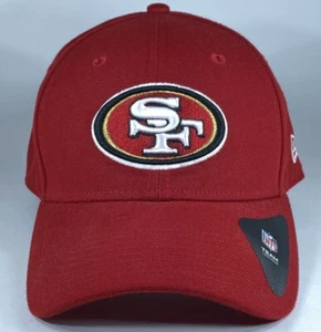 San Francisco 49ers New Era Mütze rot Erwachsene verstellbar gesticktes Logo NFL EUC - Bild 1 von 8